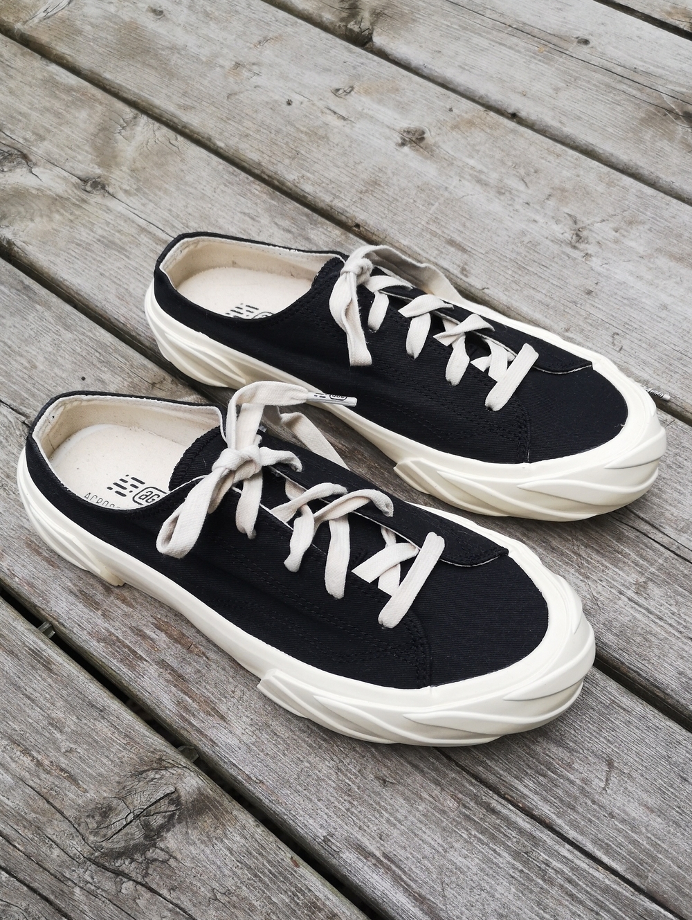AGE funky mule-back sneakers